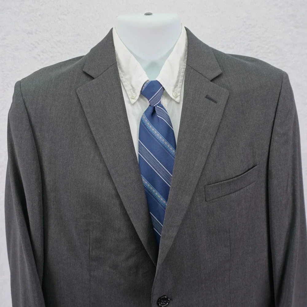 Banana Republic Wool Blazer Gray 38R / Slim 40R Lanificio Filli Cerruti Modern F